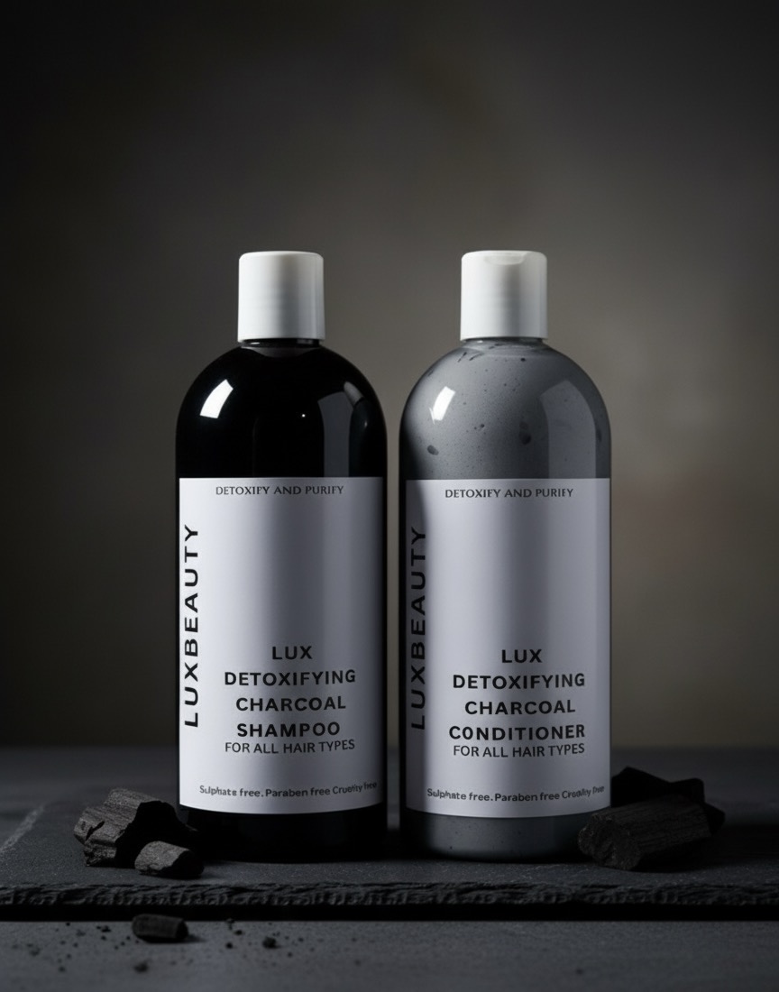 LUX CHARCOAL SHAMPOO & CONDITIONER 500ml COMBO